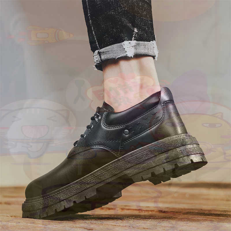 Second Hand Men'S Formal Wear - Dark Natural Leather Fashion Trainers Tennis