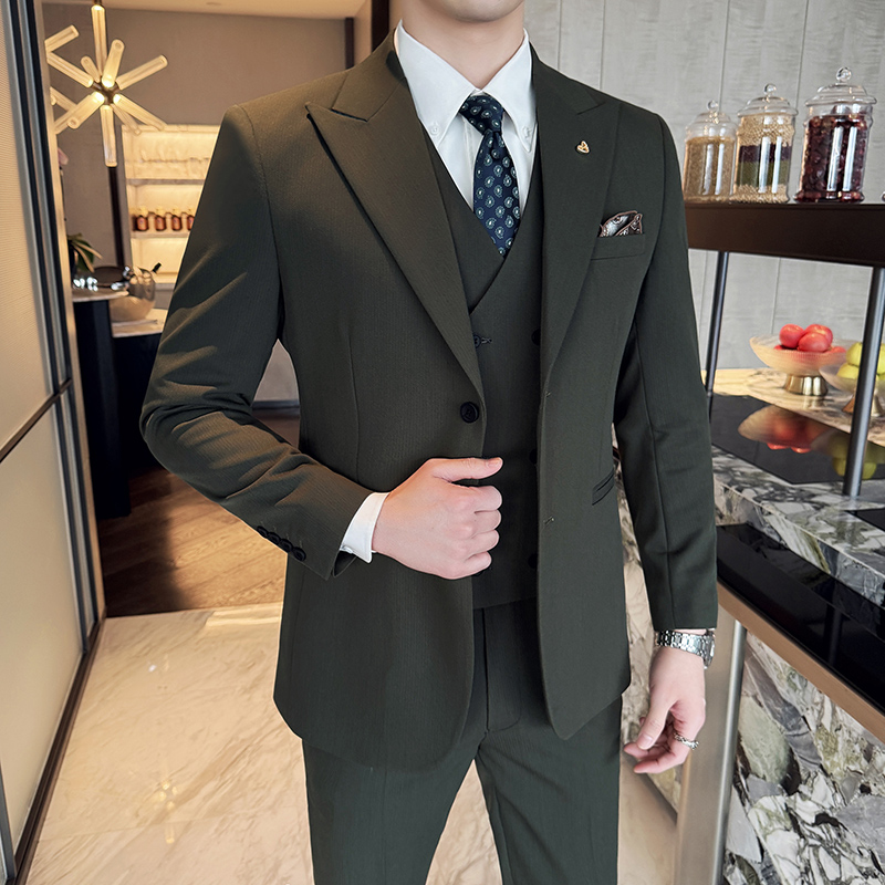 Men's suit three-piece busines - Men Formal Wear Top recension och pris