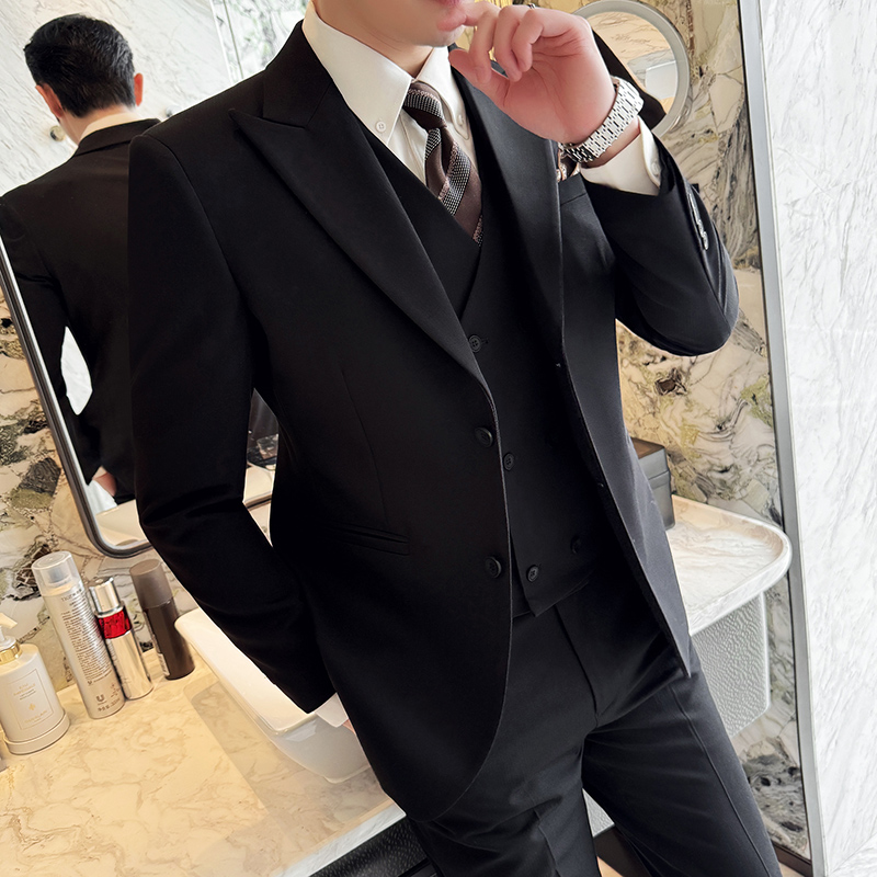 Men's suit three-piece busines - Men Formal Wear Top recension och pris