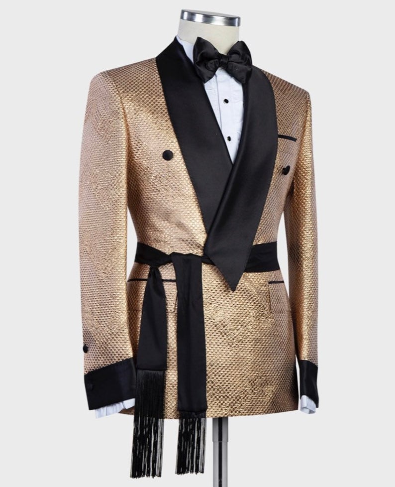 Arabic Luxury Gold Mens Weddin - Arabic Formal Wear Men recension och pris