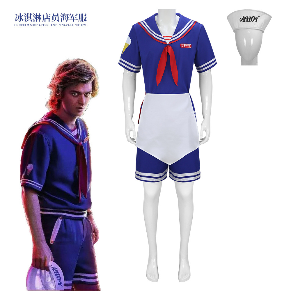 Steve Harrington Cosplay Costu - Men Formal Wear Set recension och pris