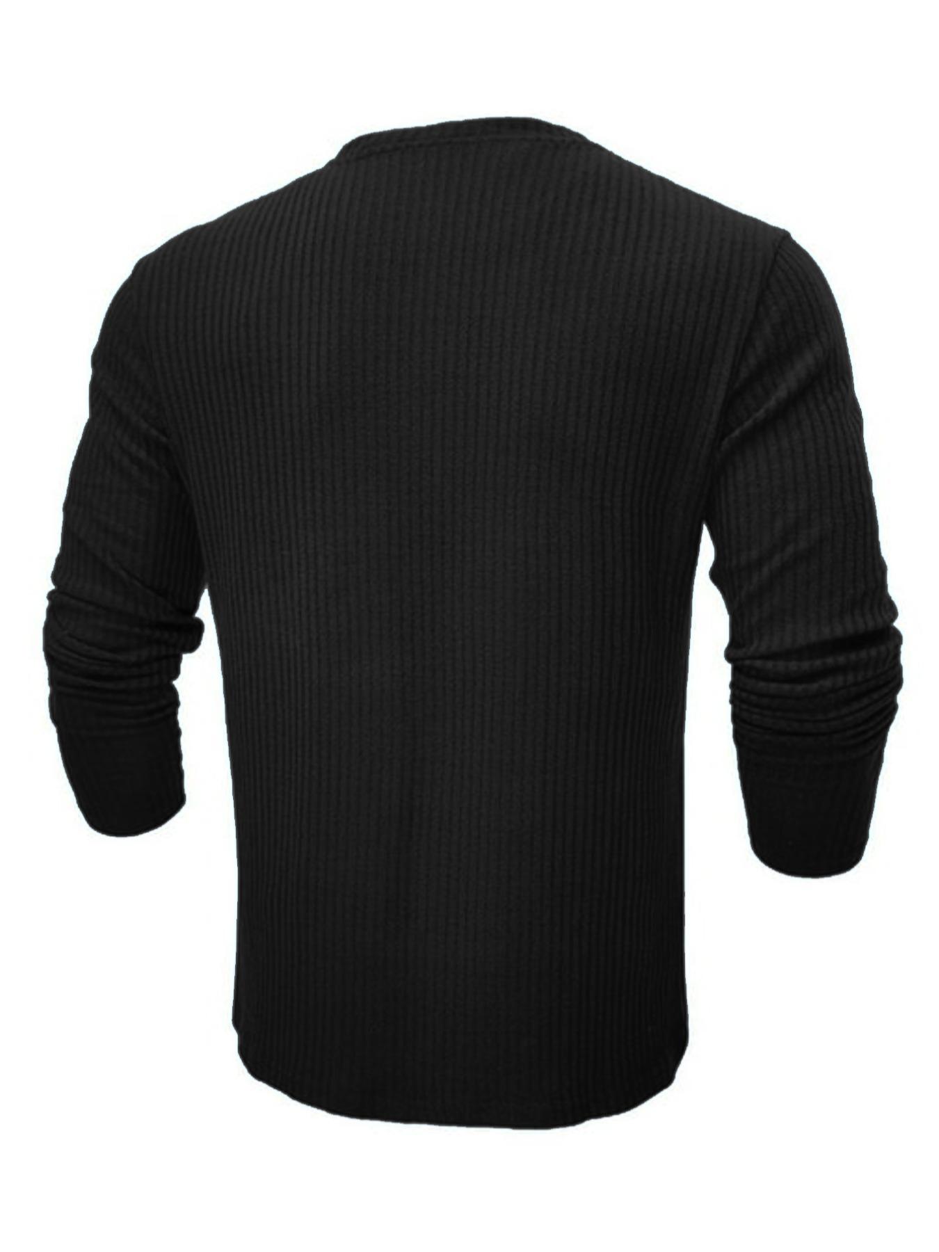 Men's Round Neck Long Sleeve K - Men Formal Wear Top recension och pris