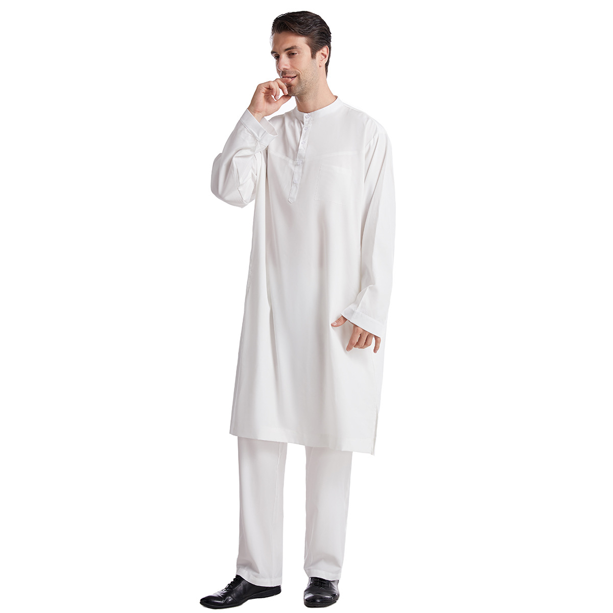 Muslim Men Jubba Thobe 2 Pice  - Arabic Formal Wear Men recension och pris
