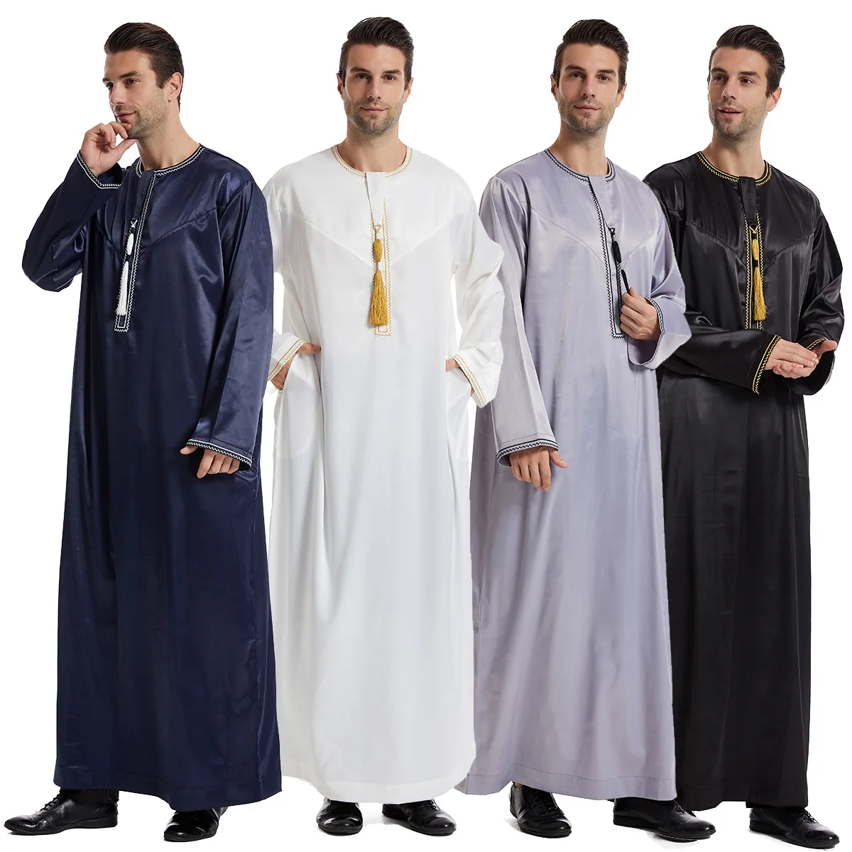 Eid Dress for Muslim Men Jubba - Arabic Formal Wear Men recension och pris