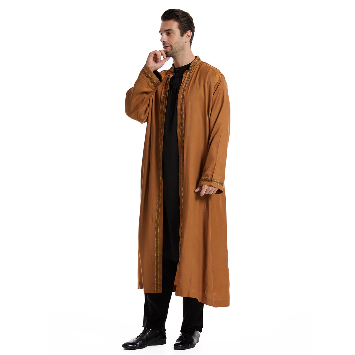 Thobe for Men Abaya Islamic Cl - Arabic Formal Wear Men recension och pris