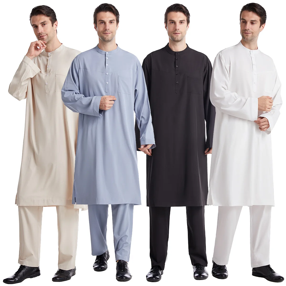 Muslim Men Jubba Thobe 2 Pice  - Arabic Formal Wear Men recension och pris