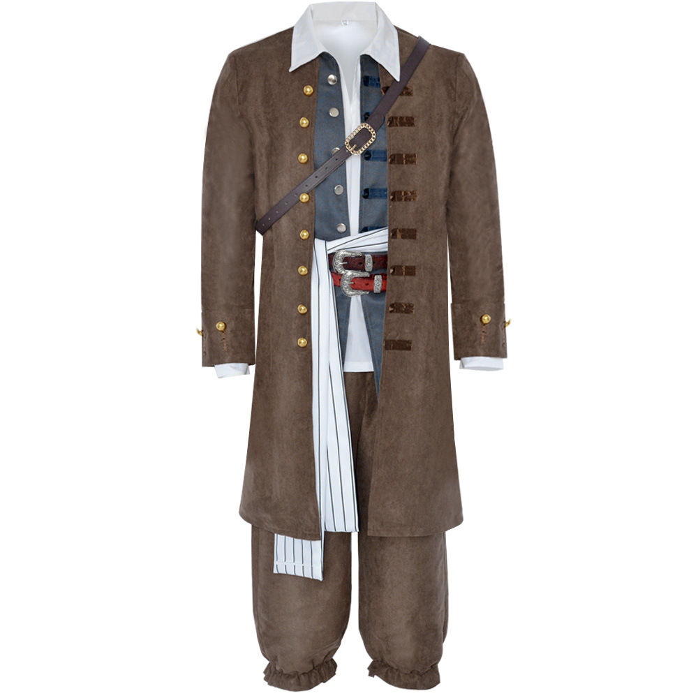Pirates Captain Jack Sparrow C - Men Formal Wear Set recension och pris