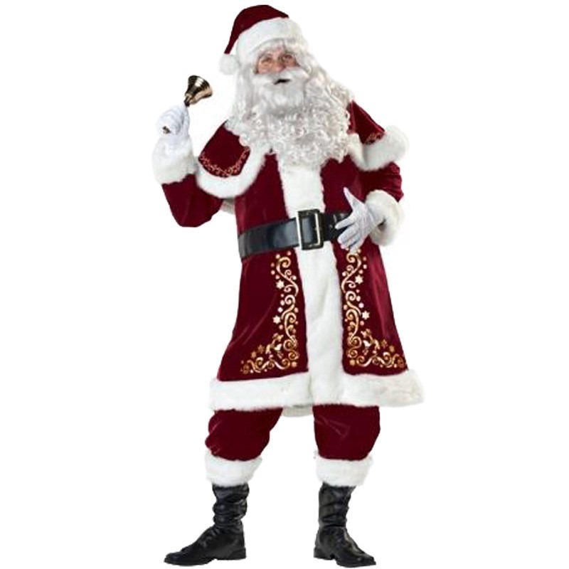 Santa Claus Costume Women Men  - Men Formal Wear Set recension och pris